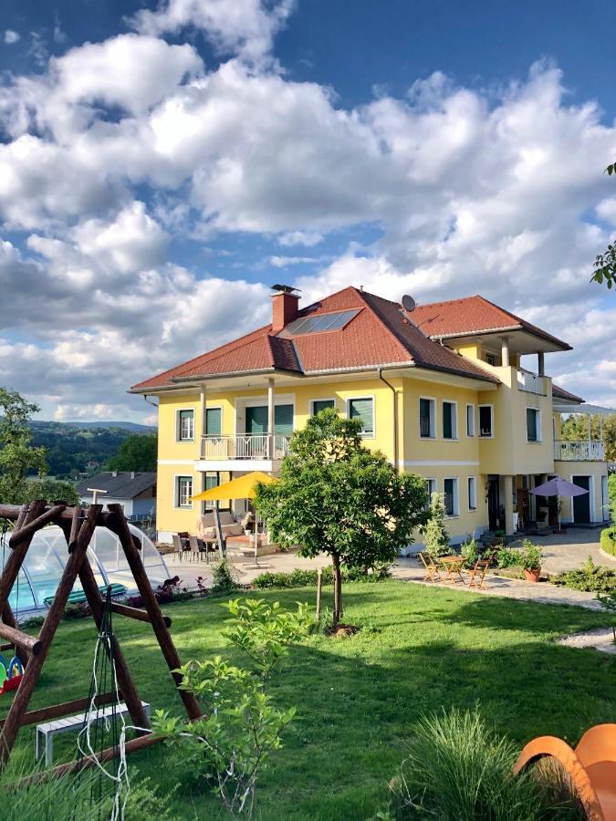 Ferienwohnung Am Bauernhof Strassonig Vulgo Hornis Moosburg Buitenkant foto