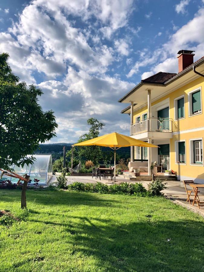 Ferienwohnung Am Bauernhof Strassonig Vulgo Hornis Moosburg Buitenkant foto